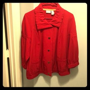 Light weight zenergy by Chico’s jacket in red